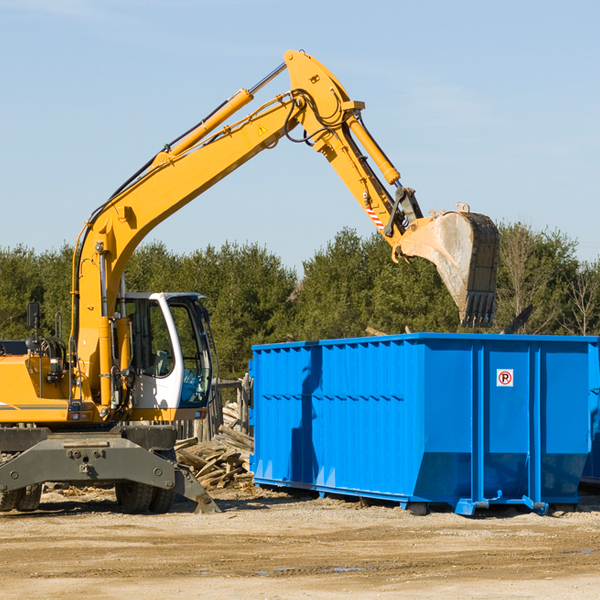 how does a residential dumpster rental service work in Hill County Montana